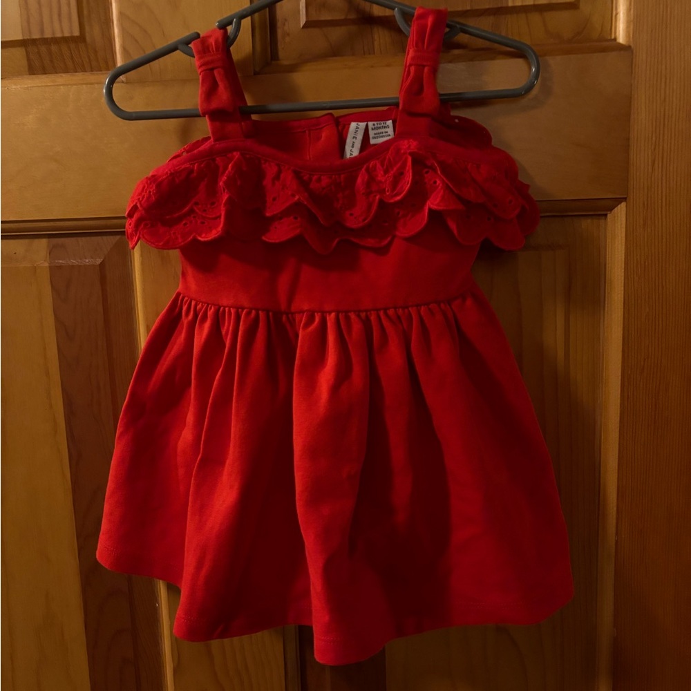 Red Janie and Jack Dress
Size 6-12 month